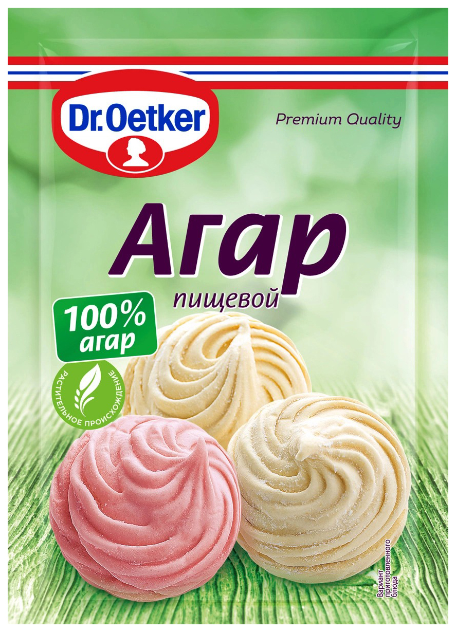 фото Агар dr.oetker пищевой 7 г