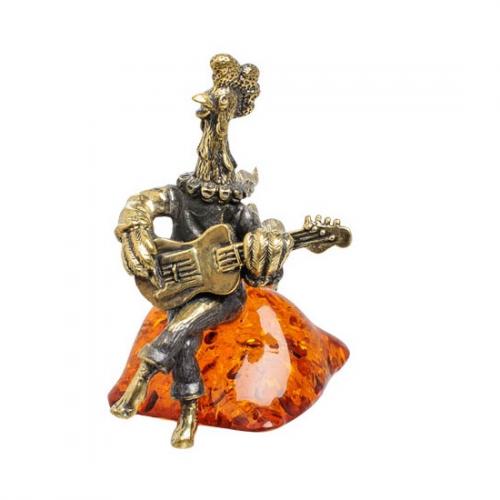 

Фигурка декоративная Art East, Петух с гитарой, 5 см
