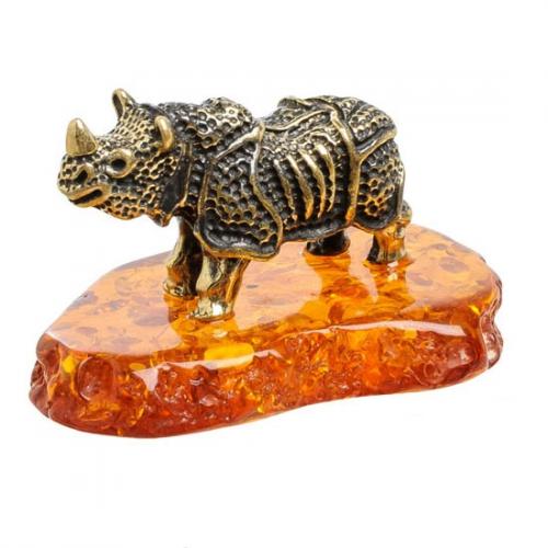 

Фигурка декоративная Art East, Носорог Роки, 4,5 см, Желтый