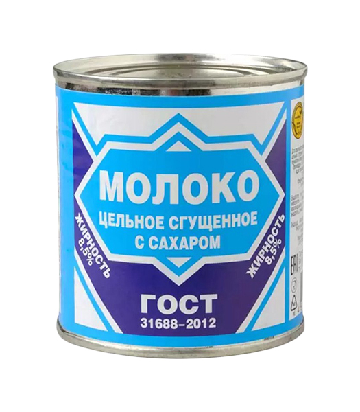 

Молоко сгущенное цельное с сахаром бзмж жир. 8.5 % 380 г