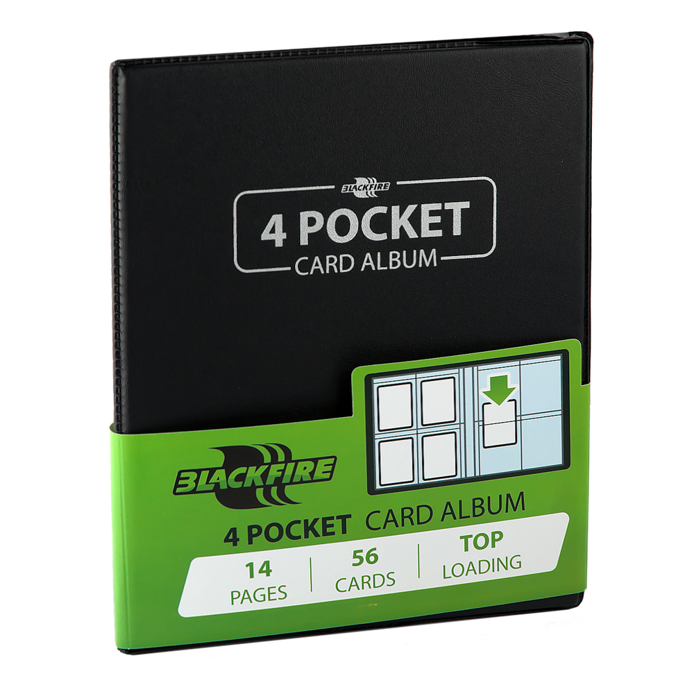 

Альбом Blackfire 4 Pocket Card Album Black, Черный