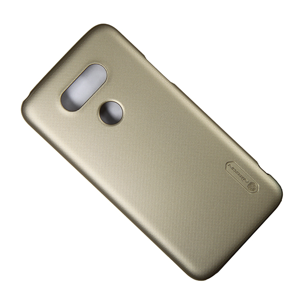 фото Чехол для lg h845 (g5 se) задняя крышка пластик ребристый nillkin <золото> promise mobile