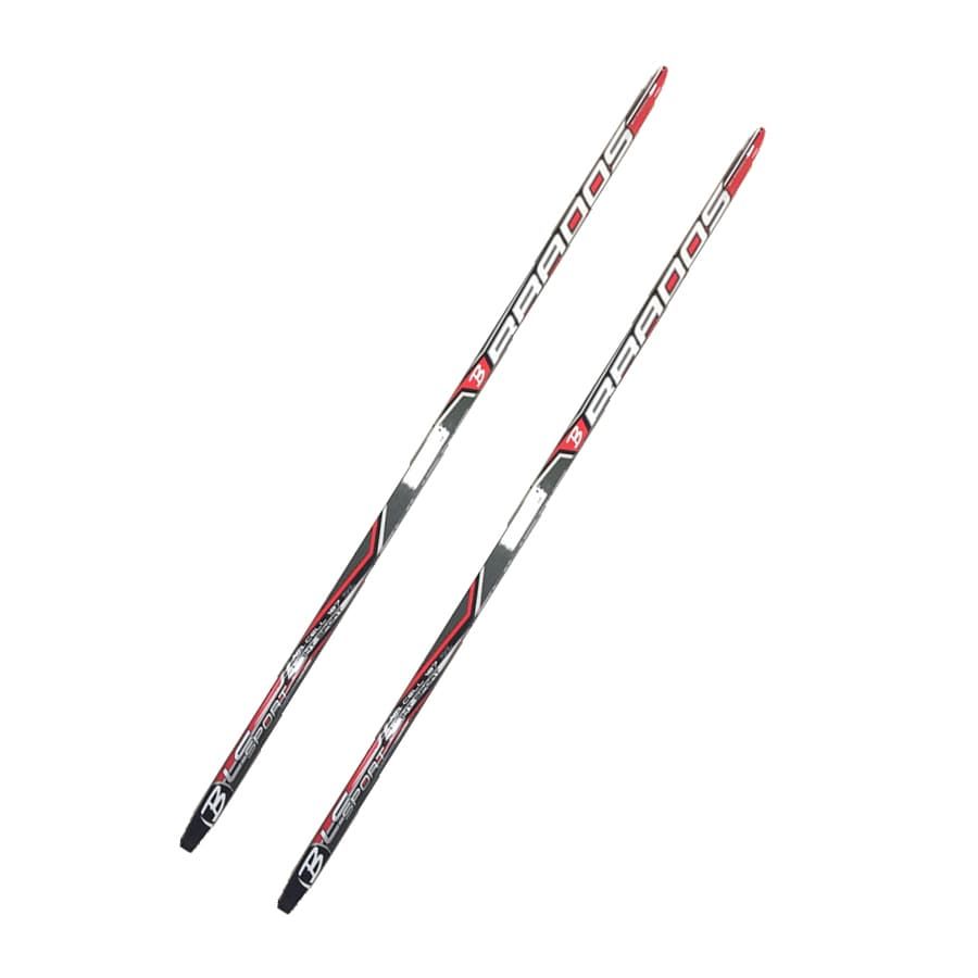 фото Беговые лыжи stc brados ls sport 3d 2020, black/red, 175 см