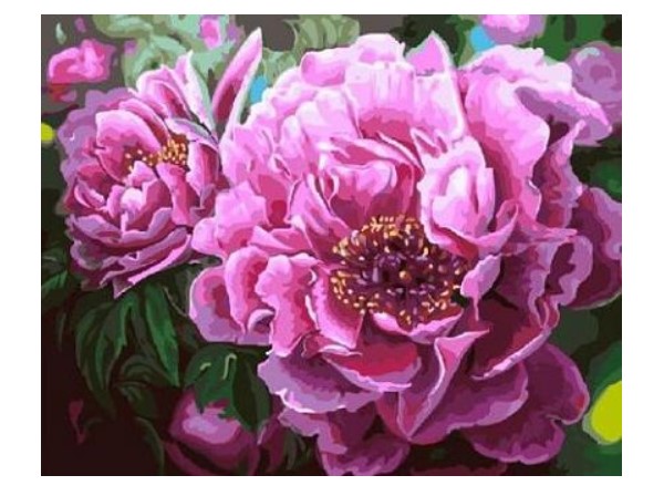 

Алмазная мозаика "Красивый цветок", 17х22 см (с полным заполнением, с подрамником)