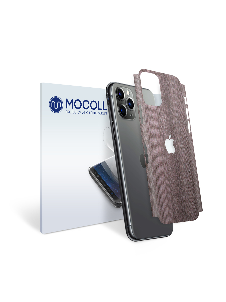 

Пленка защитная MOCOLL для задней панели Apple iPhone 11 Pro Дерево Дуб Сонома