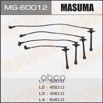Комплект высоковольтных проводов Masuma MG60012