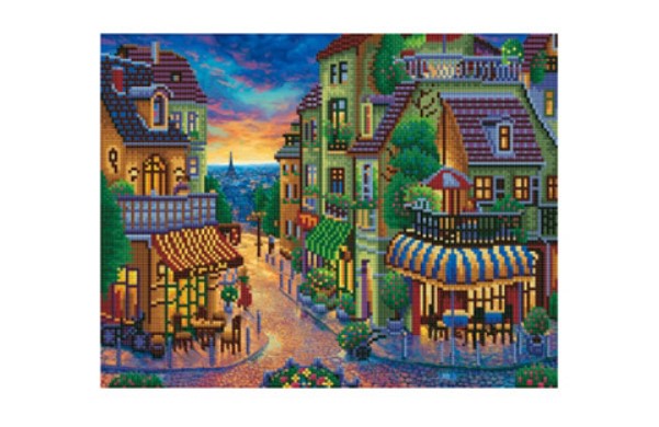 

Алмазная мозаика "Сердце Парижа", 40x50 см (с подрамником, с частичным заполнением)