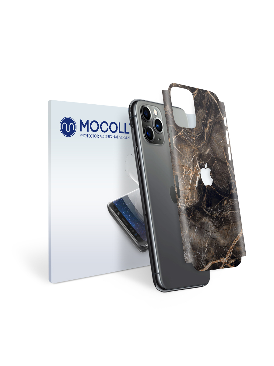 

Пленка защитная MOCOLL для задней панели Apple iPhone 11 Pro Камень Черный