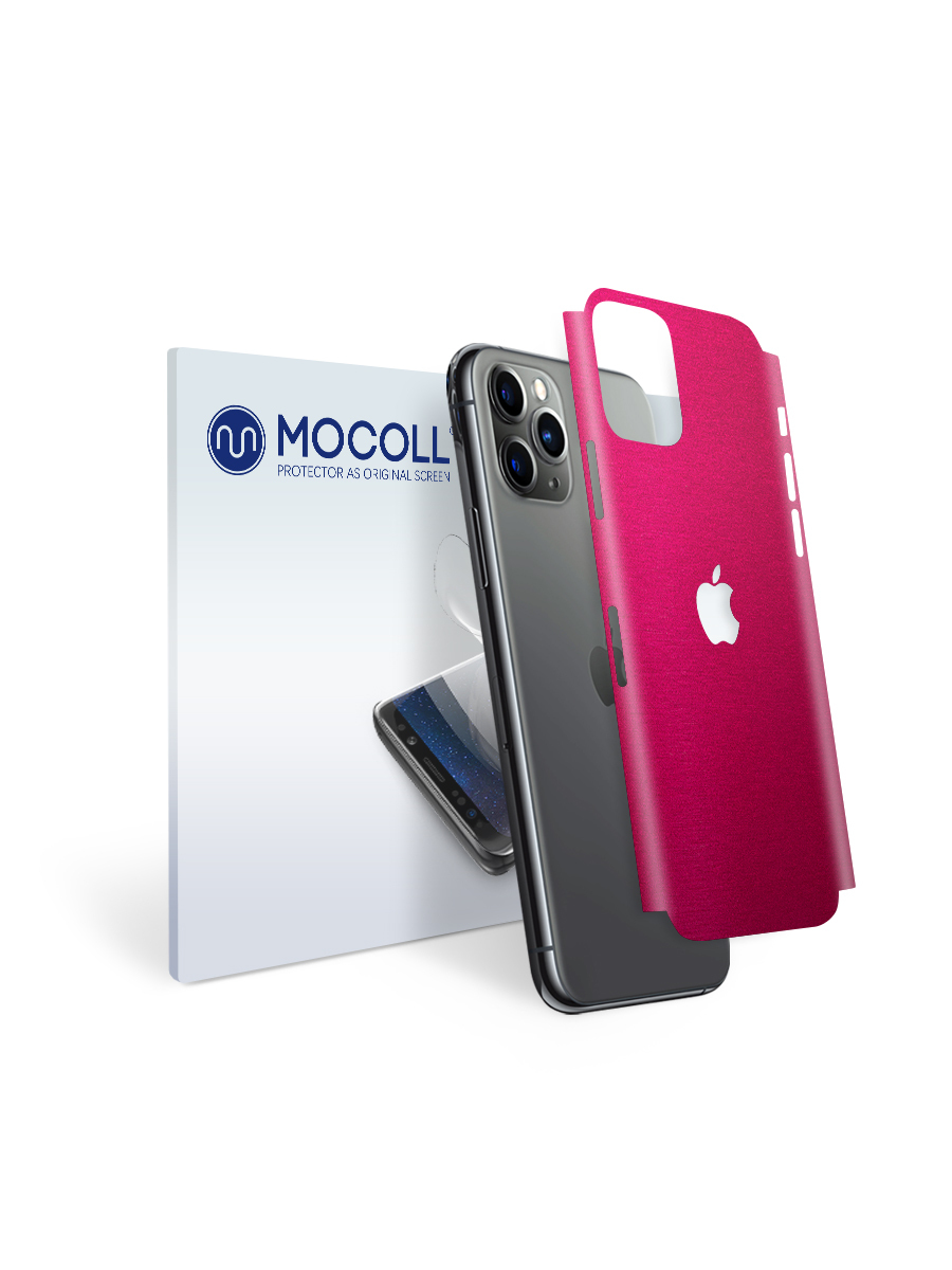 

Пленка защитная MOCOLL для задней панели Apple iPhone 11 Pro Металлик Розовый