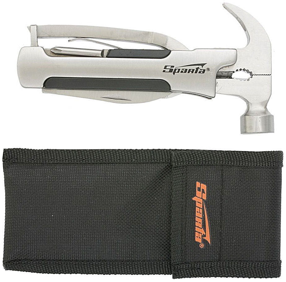 

Мультитул Sparta Трансформер 17, серебристый, 17 опций, Трансформер 17