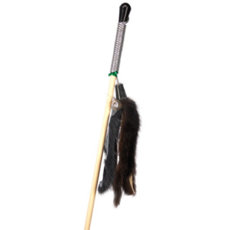 фото Дразнилка для кошек gosi мышиные хвосты на веревке, в ассортименте, 50 см