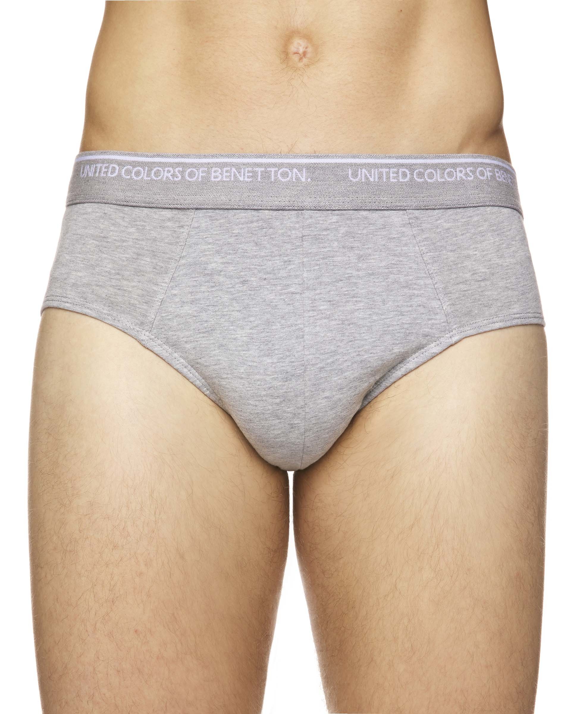 

Трусы мужские United Colors of Benetton 3OP82S18N серые S, Серый, 3OP82S18N