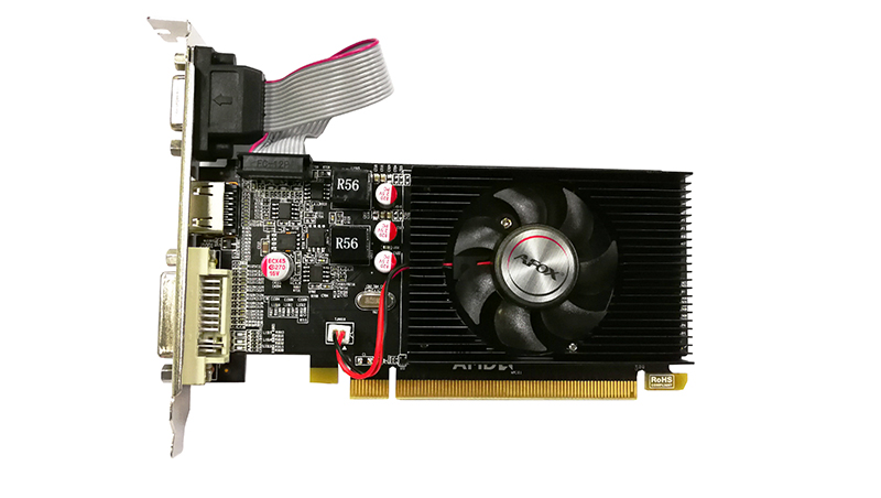 фото Видеокарта afox radeon r5 230 lp single fan (afr5230-2048d3l9)