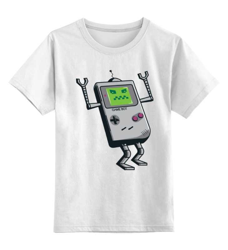 

Детская футболка Printio Game boy цв.белый р.104, 0000000841100