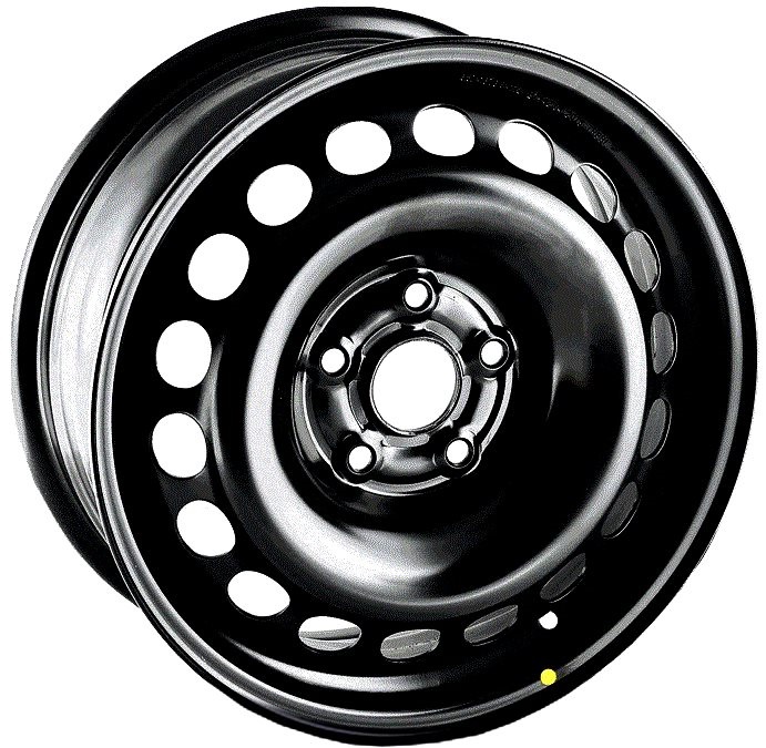 фото Диск штампованный r16 6.5j 5x114.3/67.1 et46 евродиск 75j46h ed black 9304668 eurodisk