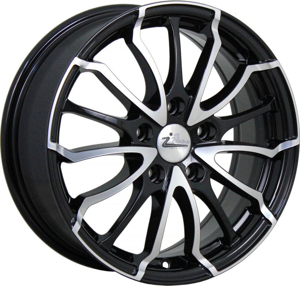 

Диск литой R17 7J 5x108/67.1 ET45 IFREE Фриман Блэк Джек 167808, Черный;серый