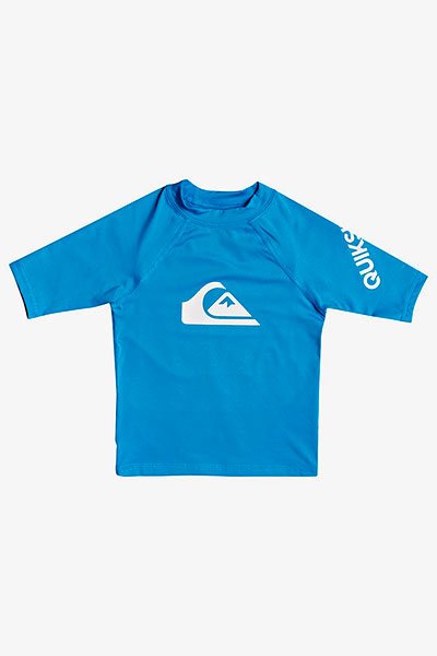 

Детский рашгард с коротким рукавом All Time UPF 50 Quiksilver цв.темно-голубой р.104, EQKWR03077
