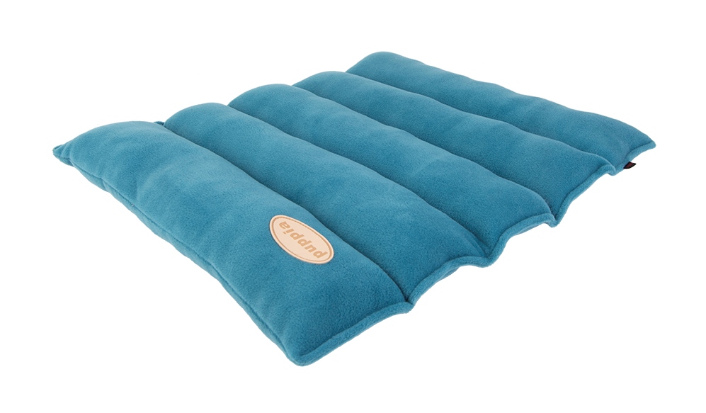 фото Матрас-лежак для домашних животных puppia soft mat, голубой, 55х48х5,5 см
