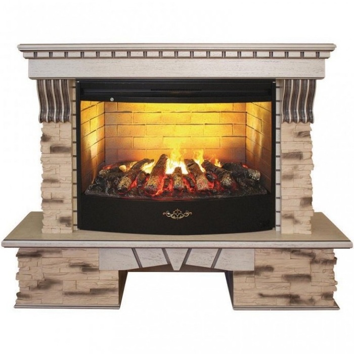 фото Электрокамин realflame sorento 33 wt, сланец