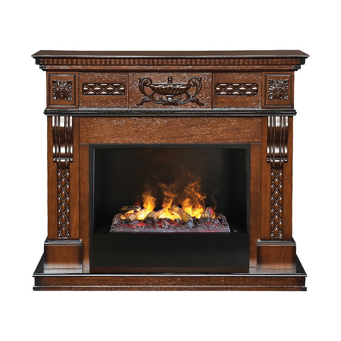 

Электрокамин RealFlame Corsica Lux 26 AO, античный дуб, Corsica Lux 26 AO с очагом Black вставка + 3D Cassette 630