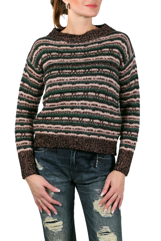 

Джемпер женский BEATRICE. B 17FA8437ZMIRE зеленый 44 IT, 17FA8437ZMIRE