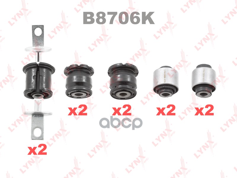 

Сайлентблок LYNXauto B8706K