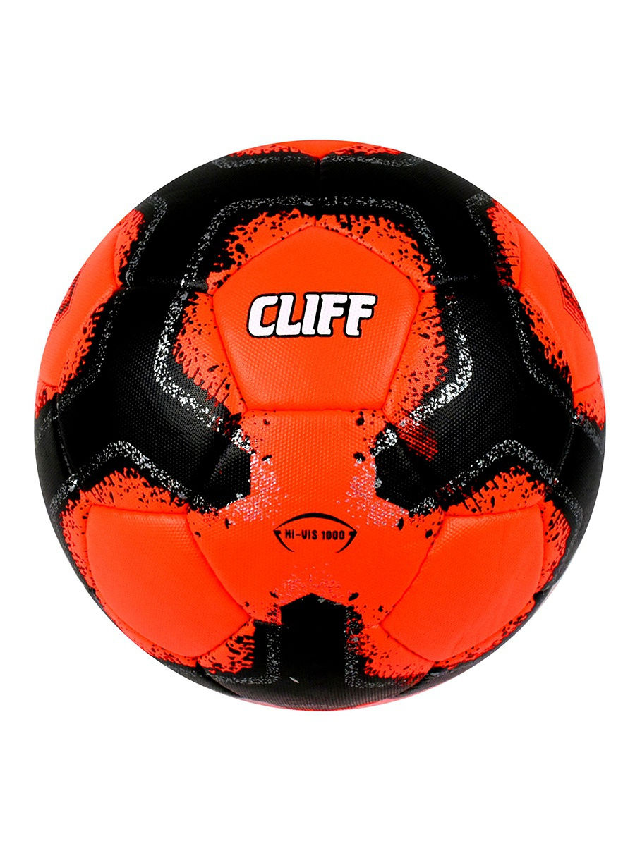 фото Футбольный мяч cliff cf №5 black/orange