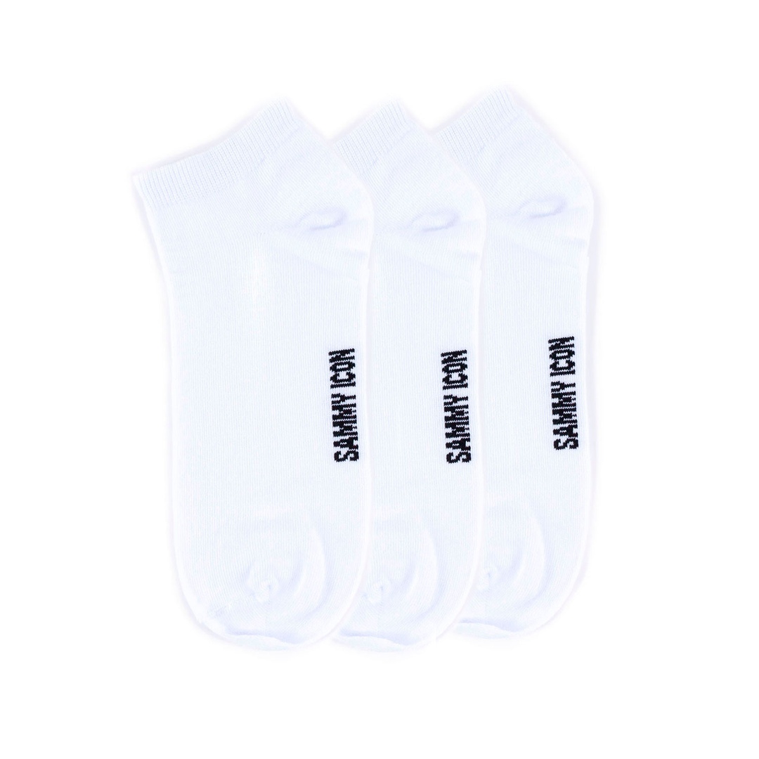 

Комплект однотонных носков Sammy Icon Ankle Solid - 3 Pair Set - White, Ankle Solid - 3 Pair Set - White
