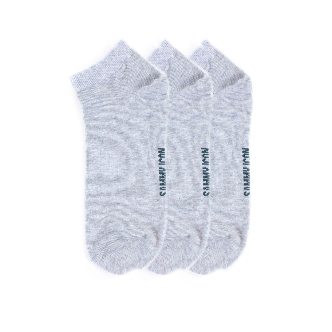 

Комплект однотонных носков Sammy Icon Ankle Solid - 3 Pair Set - Grey, Ankle Solid - 3 Pair Set - Grey