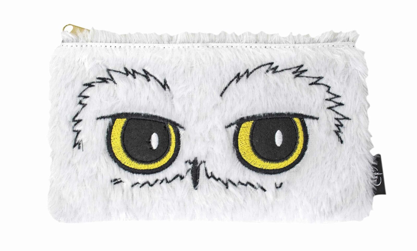 фото Белый плюшевый пенал harry potter plush hedwig pencil case full fur blue sky studios