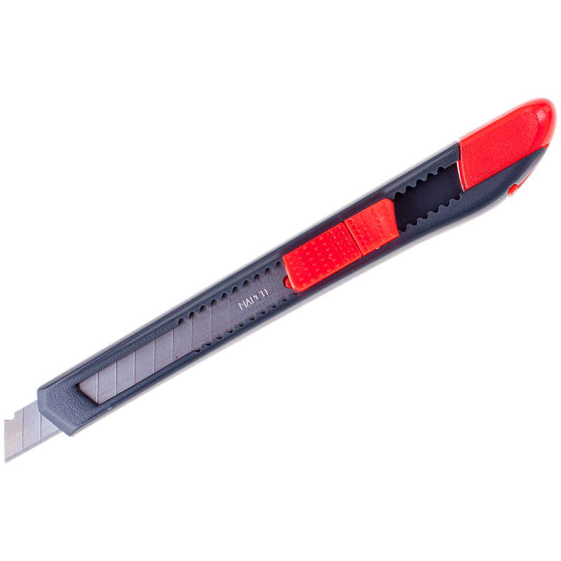 фото Нож канцелярский "start", пластиковый, с ручным фиксатором лезвия, 9 мм maped