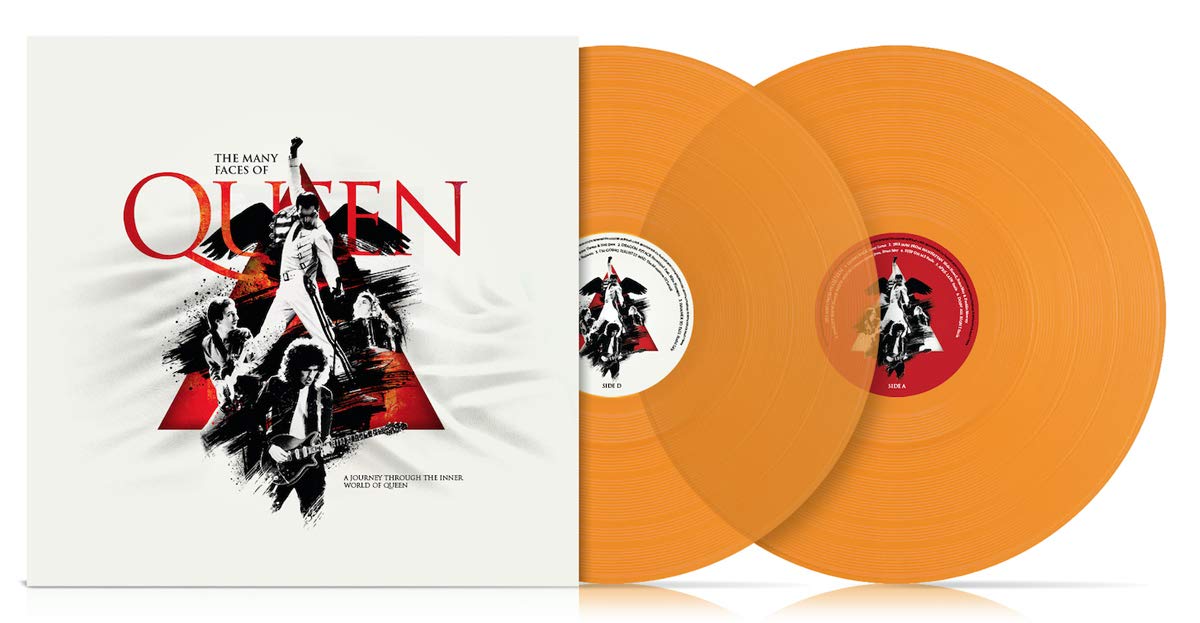 фото Queen the many faces of queen (transparent orange vinyl) мистерия звука