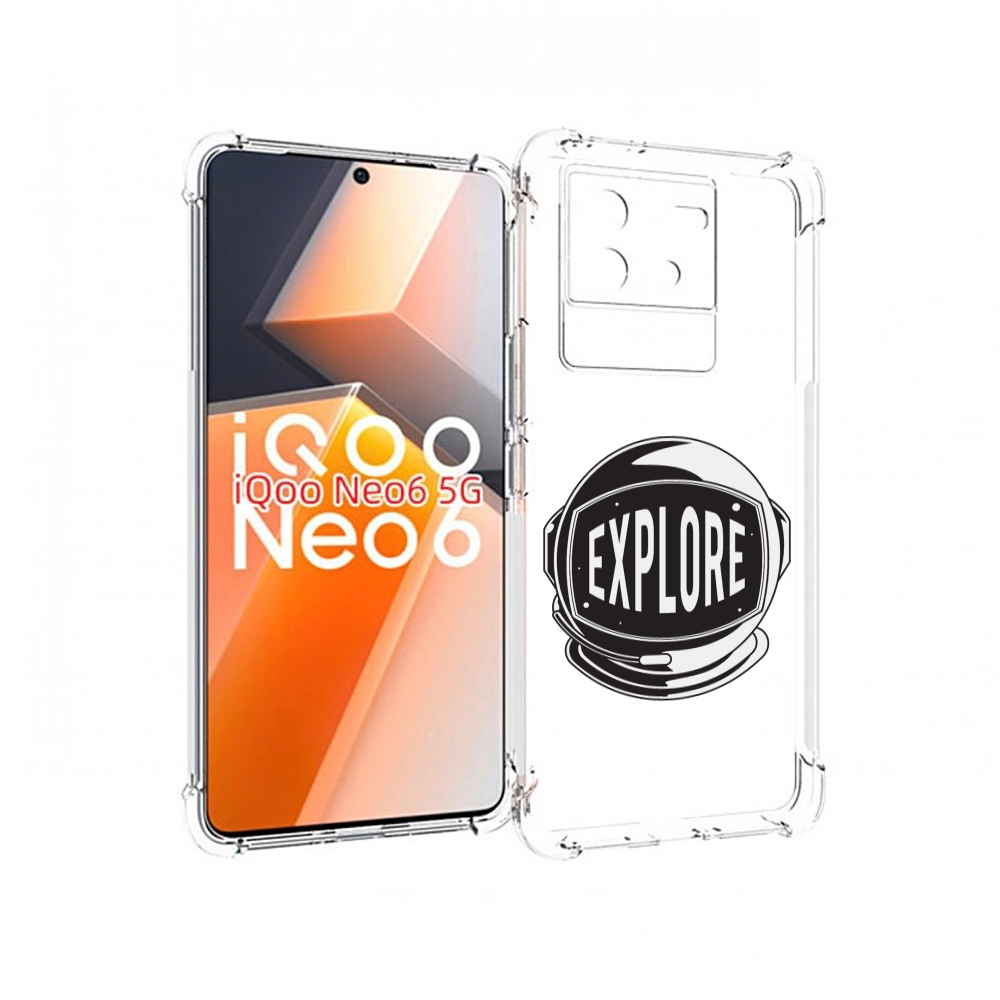 

Чехол MyPads Explore для Vivo iQoo Neo 6 5G, Прозрачный, Tocco