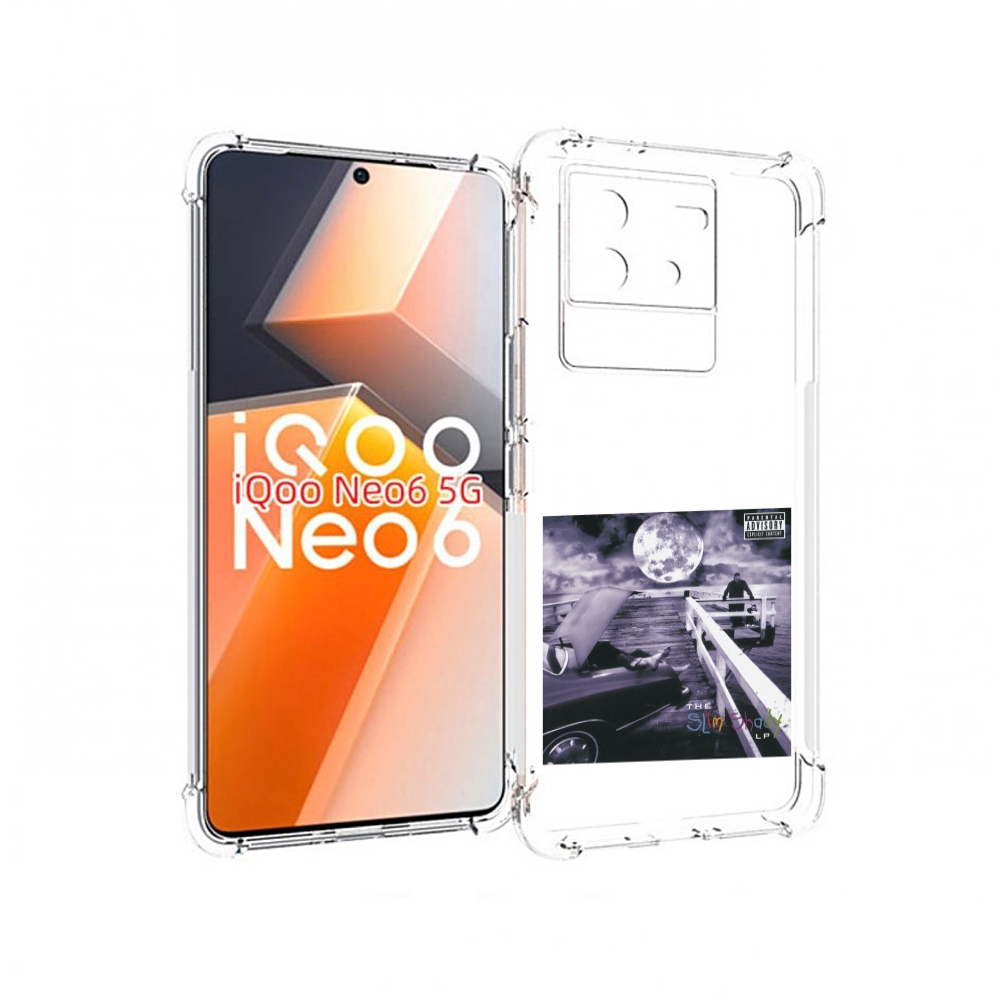

Чехол MyPads Eminem THE SLIM SHADY LP для Vivo iQoo Neo 6 5G, Прозрачный, Tocco