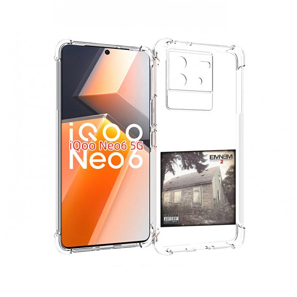 

Чехол MyPads Eminem THE MARSHALL MATHERS LP 2 для Vivo iQoo Neo 6 5G, Прозрачный, Tocco