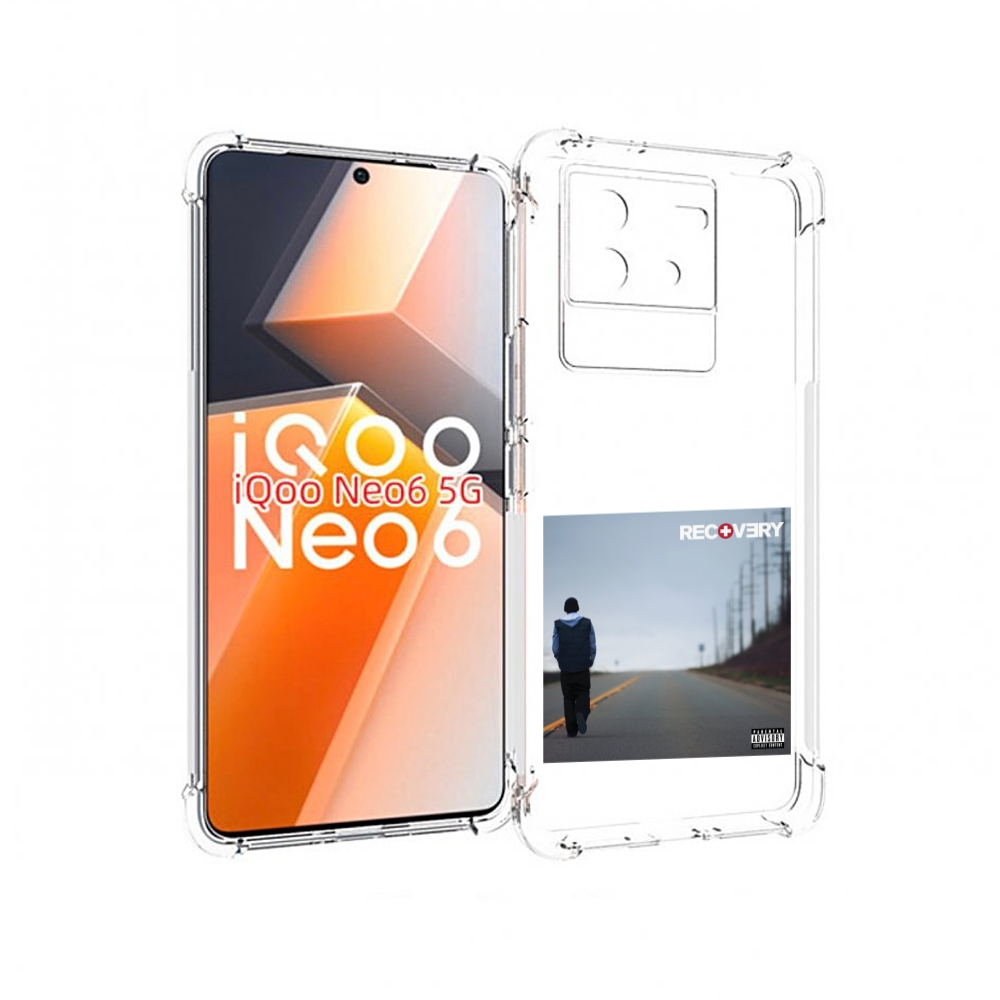 

Чехол MyPads Eminem RECOVERY для Vivo iQoo Neo 6 5G, Прозрачный, Tocco