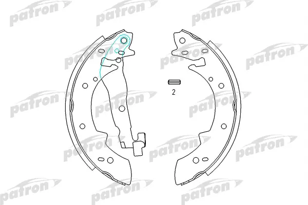 

Колодки тормозные барабанные BMW: 3 82-91, 3 Touring 87-94, 3 кабрио 86-93, RENAULT: SAFRA