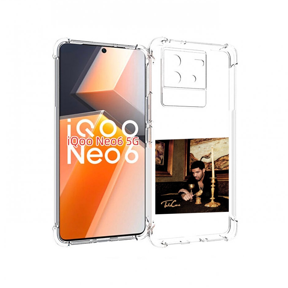 

Чехол MyPads Drake - Take Care для Vivo iQoo Neo 6 5G, Прозрачный, Tocco