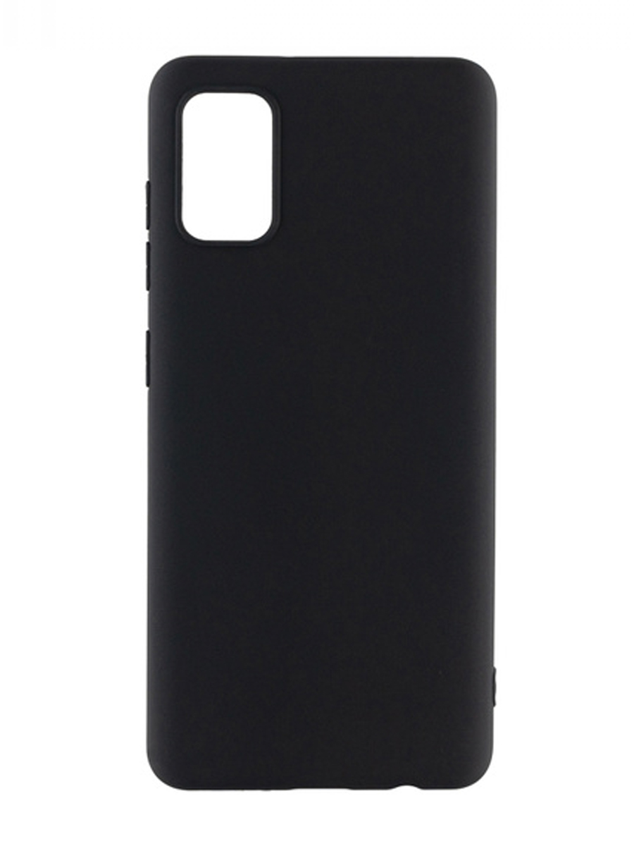 Чехол силиконовый Alwio для Samsung Galaxy A02s soft touch чёрный
