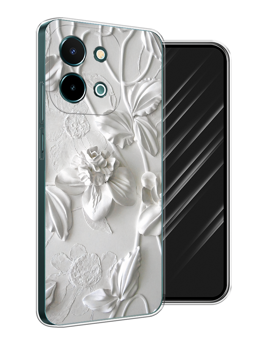 

Чехол Awog на Vivo Y28 4G "Гипсовые цветы", Бежевый;коричневый;серый, 2611650-1