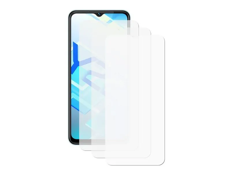 

Стекло защитное гибридное Krutoff для Vivo Y22, 3 шт 299789