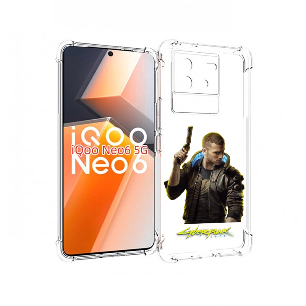 

Чехол MyPads Cyberpunk-2077 для Vivo iQoo Neo 6 5G, Прозрачный, Tocco