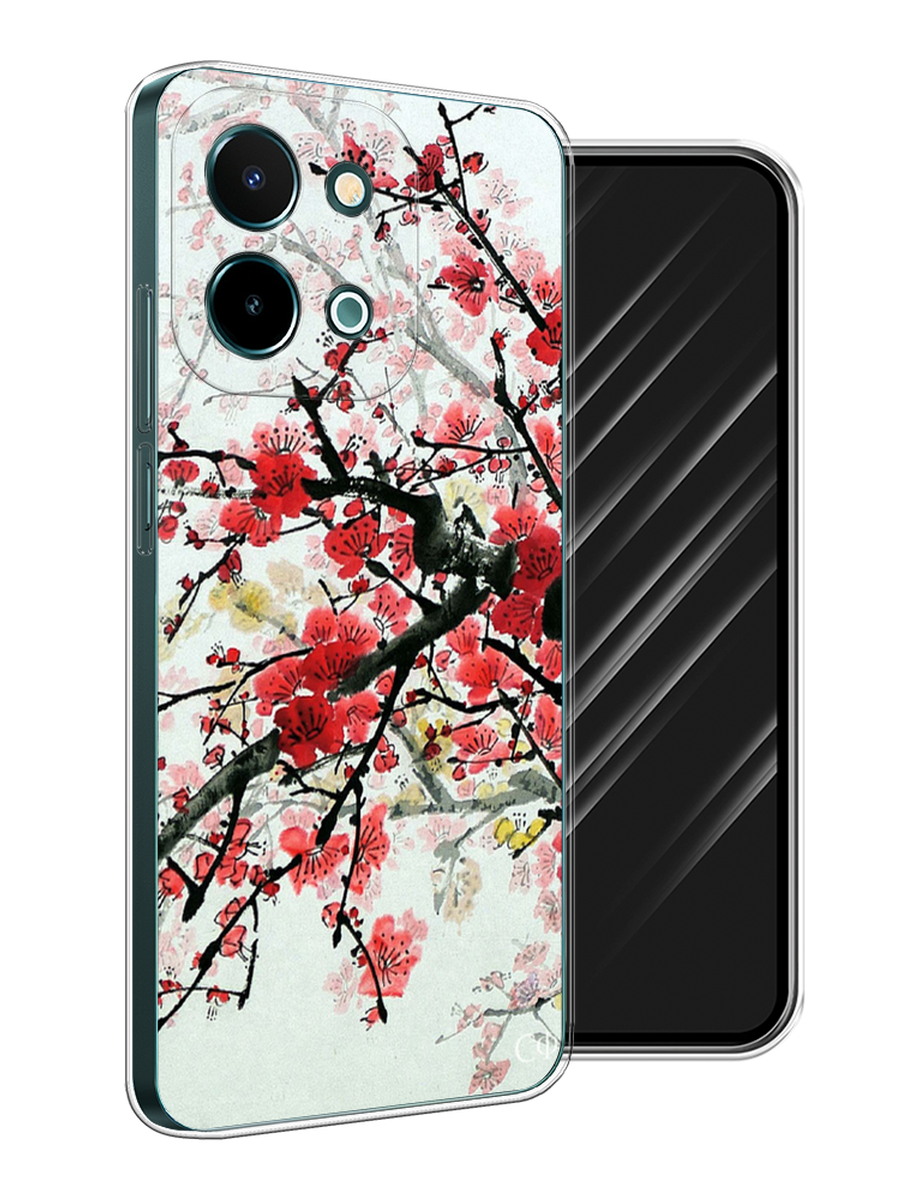

Чехол Awog на Vivo Y28 4G "Сакура", Розовый;черный, 2611650-1