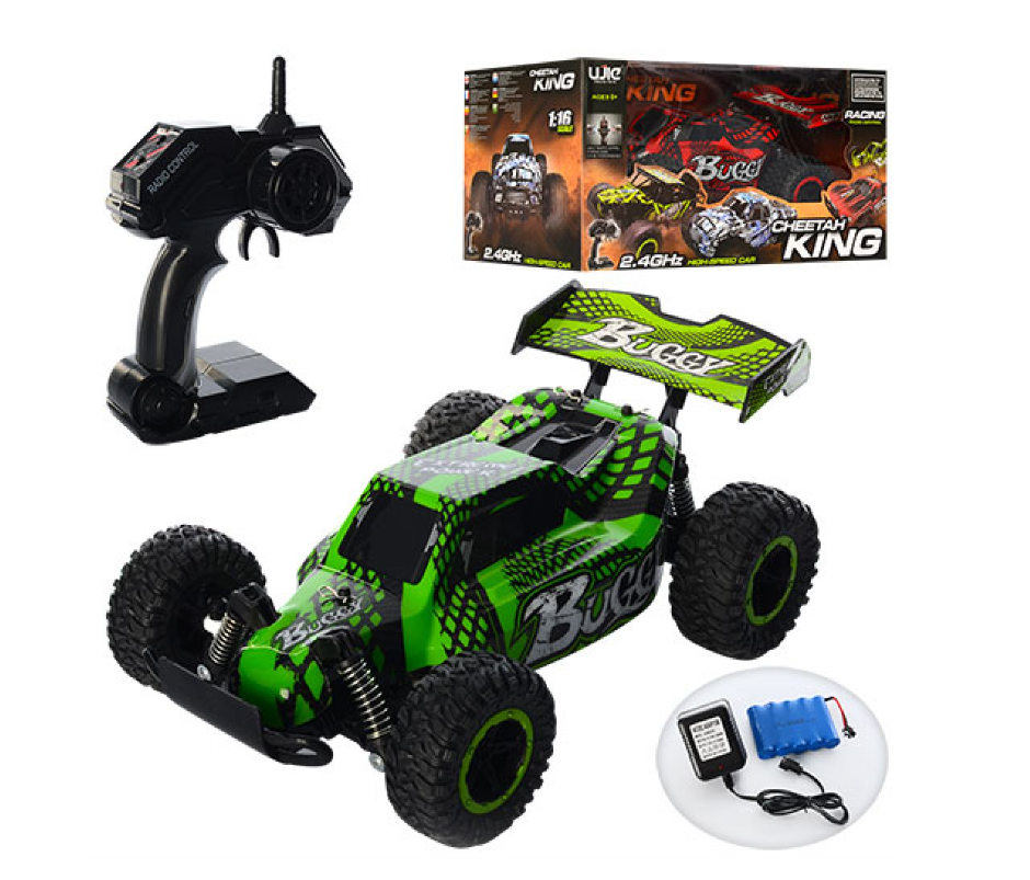 

Гоночная машина CHEETAN KING Buggy 1:16 на РУ в коробке UJ99-2610BK