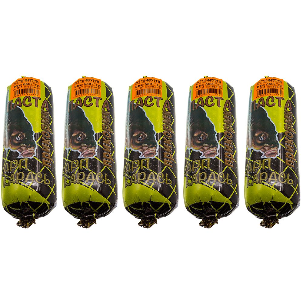 

Паста Fish.ka Карп-Карась Тутти-Фрутти 650 гр 5 шт