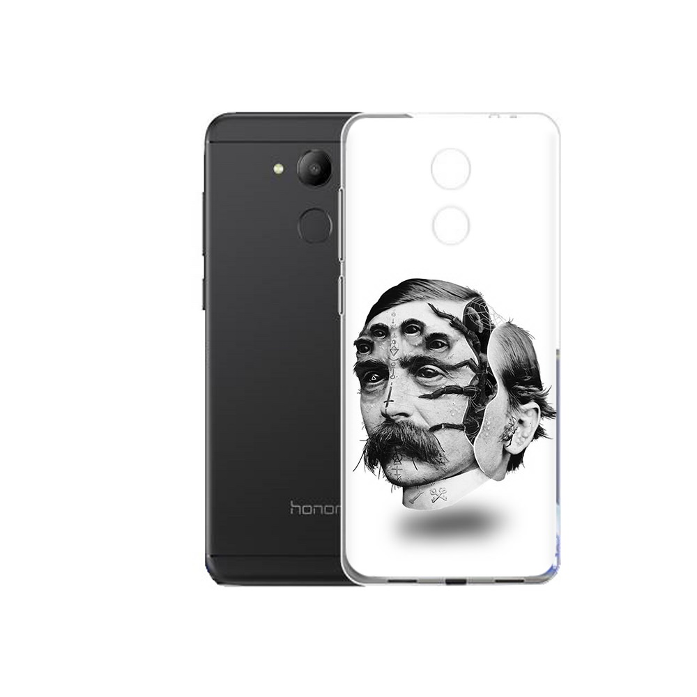 

Чехол MyPads Tocco для Honor 6C страшное лицо мужчины (PT67887.49.629), Прозрачный, Tocco