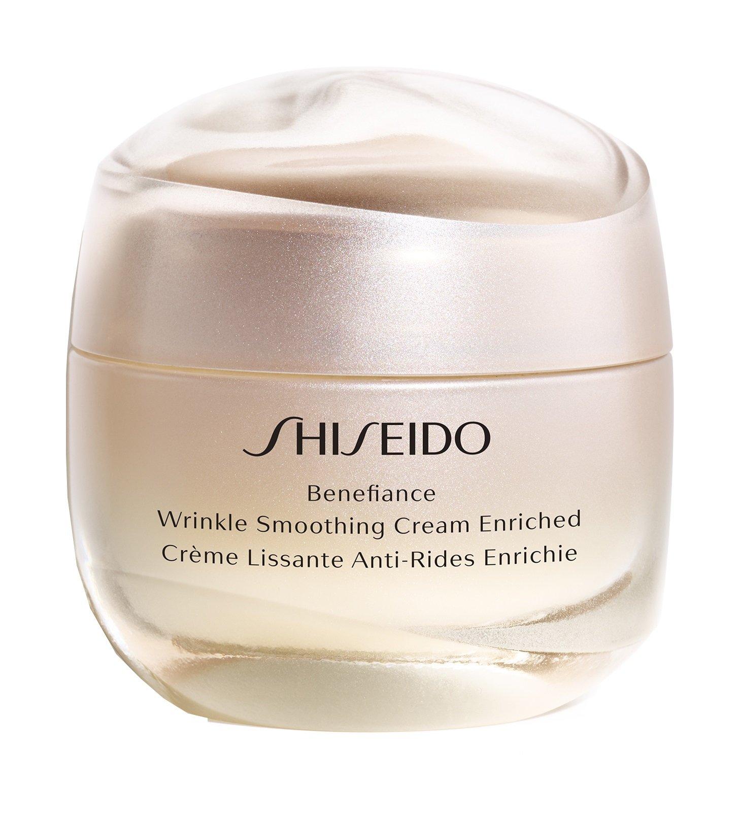 Крем для лица Shiseido Benefiance Wrinkle Smoothing Cream Enriched разглаживающий, 50 мл крем люкс против морщин с экстрактом черной икры luxury anti wrinkle cream