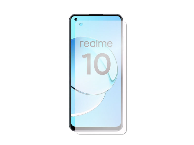 

Стекло защитное гибридное Krutoff для Realme 10 5G матовое 339867