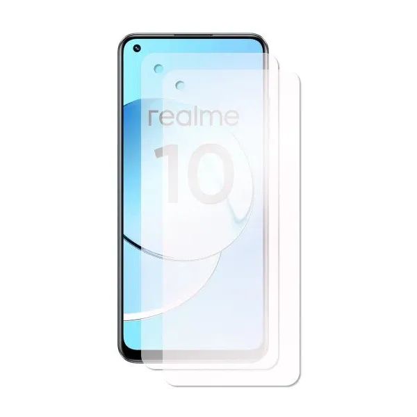 

Стекло защитное гибридное Krutoff для Realme 10 5G, 2 шт 339877