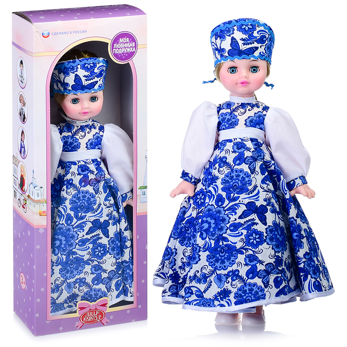 

Кукла Василина гжель, в коробке, Куклы